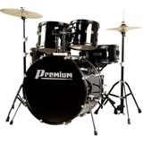 Bateria Acústica Premium Dx722 Completa Preta