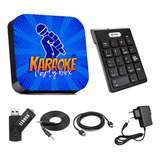 Karaoke Party Box Azul Com Pontuação (teclado Numérico) Novo