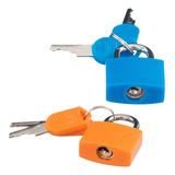 Mini Candado Con Llaves Cerradura Pequeña Para Locker Gym