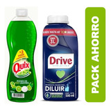 Pack Lavalozas Quix + 1 Detergente Liquido Para Diluir Drive