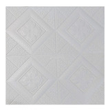 Lamina 3d Panel Pvc Flor Blanca Pack De 5