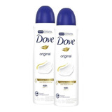 Kit 2 Desodorantes Dove Antitranspirante Aero Original 150ml