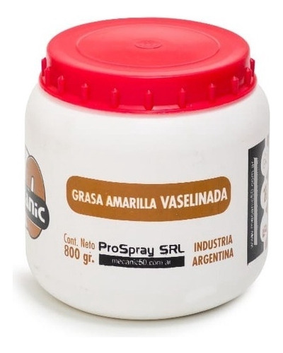 Grasa Vaselinada Multiuso Pote 450g Oring Sellos Mecanic