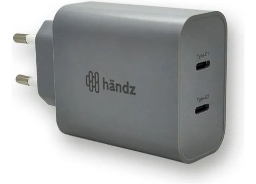 Carregador De Tomada Handz Turbo 40w Duas Saídas Type C