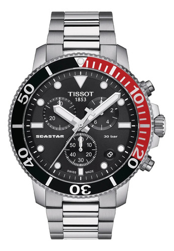 Reloj Tissot 1204171105101 Hombre Seastar 1000 Chronografo
