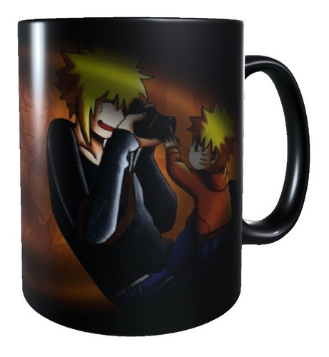 Taza Mágica, Regalo Día Del Padre, Naruto, Gracias Papá