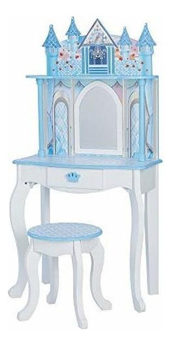 Teamson Kids Pretend Play Kids Vanity Table And Chair Vanity