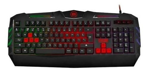 Teclado Gamer Maxell Samurai Series Usb Anti Ghosting Keys