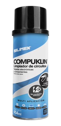 Limpiador Para Tarjeta Electronica Silimex 454 Ml Compuklin