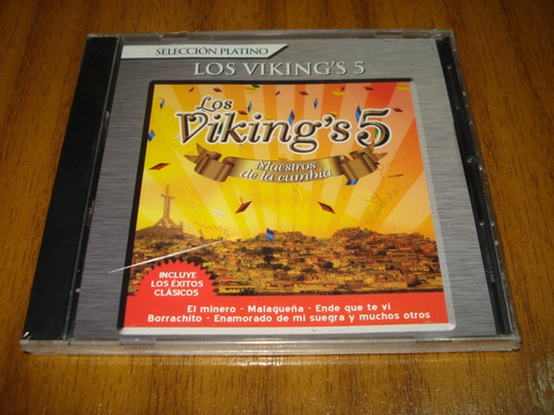 Cd Los Viking's 5 / Grandes Exitos (nuevo Y Sellado)