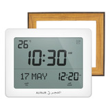 Alfajr Reloj De Pared Y Escritorio Digital Automtico Cf-19 C