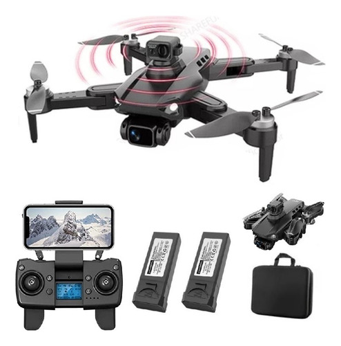 Drone L900 Se Max Com Sensor De Obstáculo 1,2km 25m - 2 Bat. Cor Preto