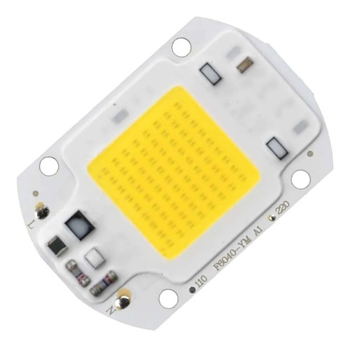 10 Chip Led 50w 6500k Sem Reator Inteligente 110v Ou 220v