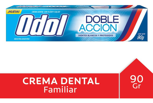 Odol Doble Acción Crema Dental X90gr