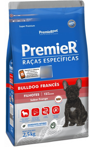 Premier Bulldog Francês Filhote 2,5 Kg