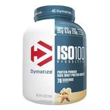 Iso 100 2,3kg Dymatize Whey 100% Isolado E Hidrolisado 5lb Sabor Baunilha