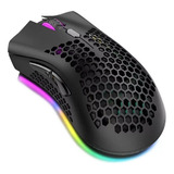 Mouse Gamer Rgb Soft Pro 7.200 Dpi 7 Botões R8 Cor Preto