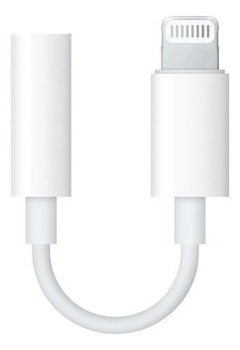 Adaptador Compatible Con Lightning A Jack 3.5mm, Color Blanco