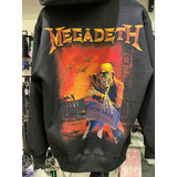 Buzo Megadeth Peace Sells Heavy Metal Algodon Frisa Mustaine