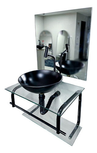 Gabinete Banheiro Lavabo 60cm Cuba/torneira/válvula/sifão 