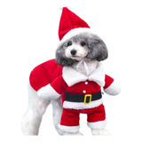 Disfraz Pascuero Traje De Navidad Ropa Mascotas Perros Gatos
