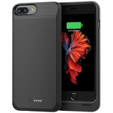 Funda Bateria Para iPhone 8plus 7plus 6000mah  Slim Negro