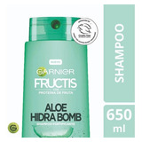 Shampoo Garnier Aloe Hidra Bomb 650ml Fructis