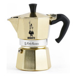 Cafetera Italiana Bialetti Moka Edicion Limitada Oro 3 Tazas