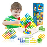 Juego Rompecabezas Equilibrio Bloques Apilables Tetris, 48 P
