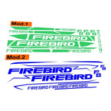 Calcomanías Firebird Kit De Calcomanias Para Cuadro De Bici