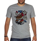 Remera De Hombre No Brakes Skate Zapatilla Con Gafas