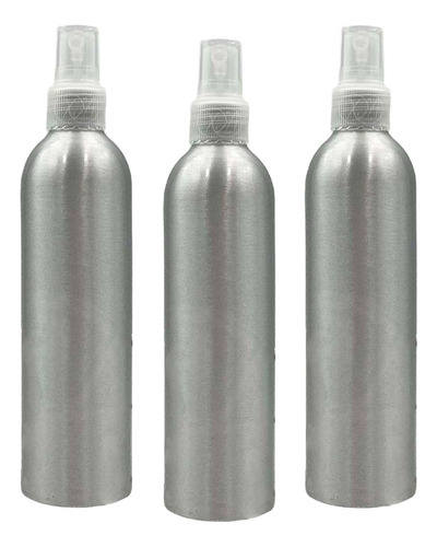 Envases Atomizadores 250 Ml Botella Aluminio Barberia X 2