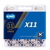 Kit Corrente Kmc 11v 118 Los + Par De Bico + Reparo+ Selante