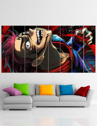 Cuadro Poliptico Jujutsu Kaisen Itadori Sukuna Xxl 192x100cm