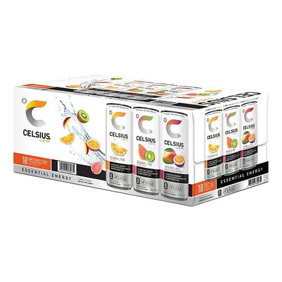 Celsius Essential Energy Sparkling Variety Pack (18 Pk.) | Envío gratis