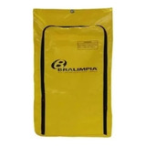 Saco Coletor Bolsa Vinil Carro Funcional Amarelo - Bralimpia