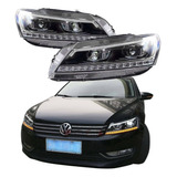 Juego Faros Led Passat B7 Tipo Eu B8 Drl Xenon Lupas