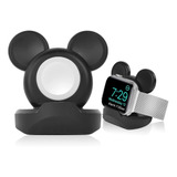 Stand Soporte Para Apple Watch Carga Magsafe Mickey Silicona