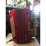 Acordeon Sétimo Soprano 80 Baixos Seminovo