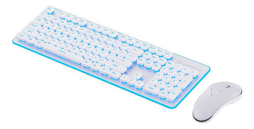 Juego De Teclado Y Mouse Inalámbricos Silenciosos