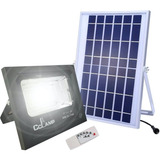 Reflector Lampara Led Panel Solar Exterior 50w Recargable