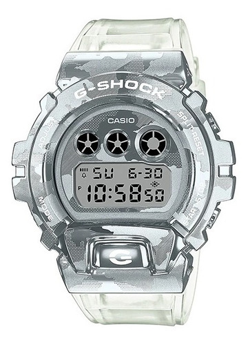 Reloj Casio G-shock Camuflaje Semitransparente Nuevo Hombre