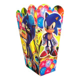 Cajas Palomeras Dulcero 10pz Sonic Fiesta Recuerdo