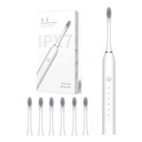 Cepillo Dental Electrico Recargable 6 Modos 5 Cabezales