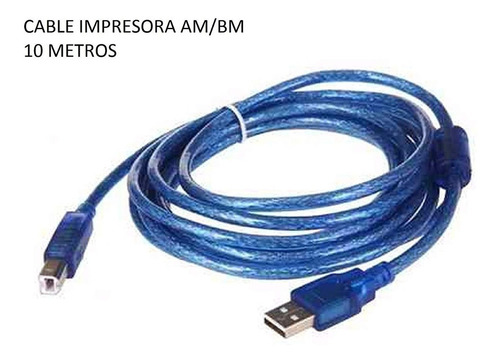 Cable Usb A Y B 3 Metros Impresora Hp,epson,samsung Lexmark