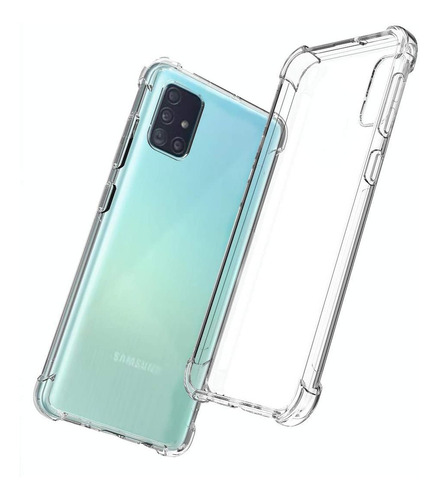  Funda Tpu Transparente Antigolpe Para Samsung A51 