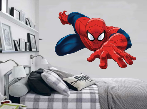 Adesivo De Parede Quarto Infantil Super Herói Homem Aranha