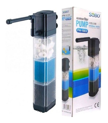 Filtro Interno Sobo Fh 1904 1500l/h Esponjas Canutillo Biosf