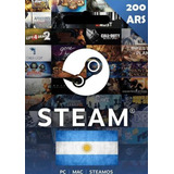 Steam Wallet 500 Ars Argentina Original Entrega Inmediata