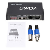 Lixada Dmx512 4ch * 4a Decodificador Controlador